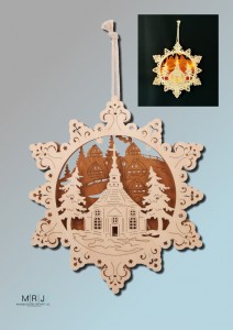 Lampe Sternenstadt