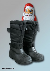 Für Nikolaus gefüllte Arctic Boots