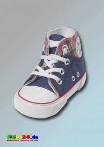 Playshoes Canvas Babyschuh in Jeansoptik